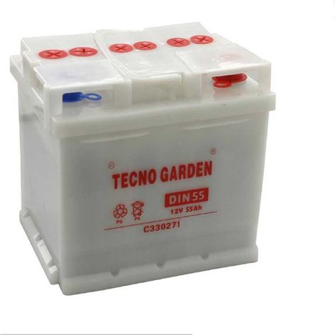 Batteria 55 Ah, Polo Positivo a DX, L. mm 235, P. mm 170, H. mm 190