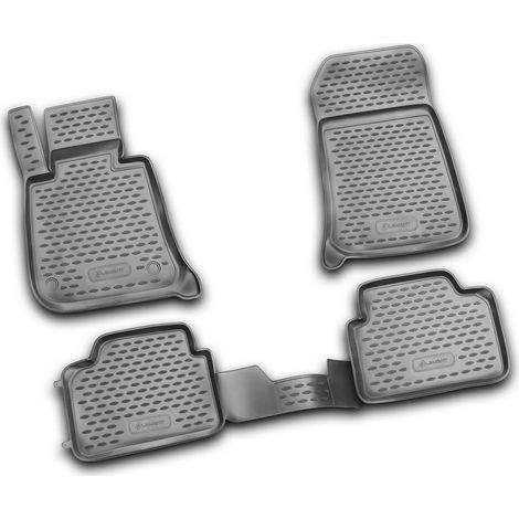 KIT TAPPETINI COMPATIBILE CON BMW 3 Touring (E91), 2007-2012, 4 pcs.  TAPPETINO IN GOMMA TPE  BORDO ALTO 3D ANTISCIVOLO IMPERMEABILE