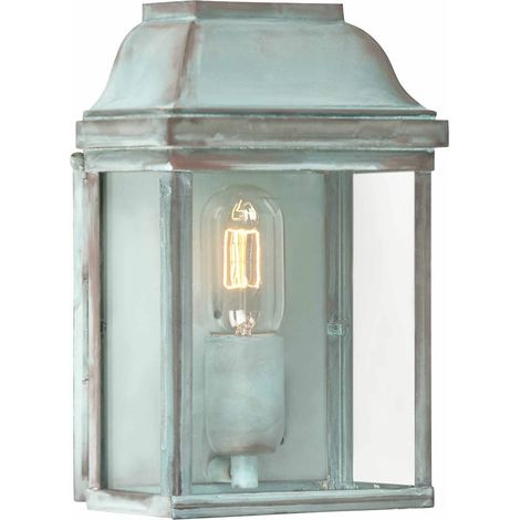 Elstead Victoria - 1 Licht Außenwandlaterne Licht Grünspan IP44, E27 (1/5)
