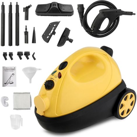 Grid Cool – Nettoyeur vapeur multifonction 1500W – Réservoir 1,2L – 19 accessoires – Temps de chauffe 6,5 min – Pression 4 bar – Portable (1/4)