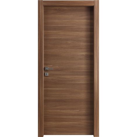 Porta battente 80x210 cm cognac elegante (1/5)
