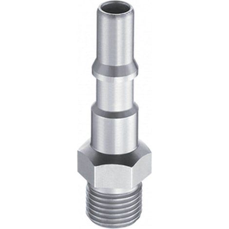 Embout ISO C DN8 fileté BSPP - Acier traité anti-corrosion série CRP 08 - Prevost