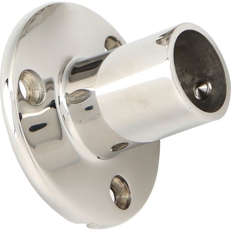 MJS013 Embase ronde à 90° en acier inoxydable pour rambarde de bateau, 22 mm (1/5)