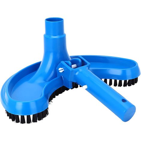 Tête d'aspirateur demi-lune pour piscine, tête d'aspiration flexible et incurvée pour le nettoyage des piscines