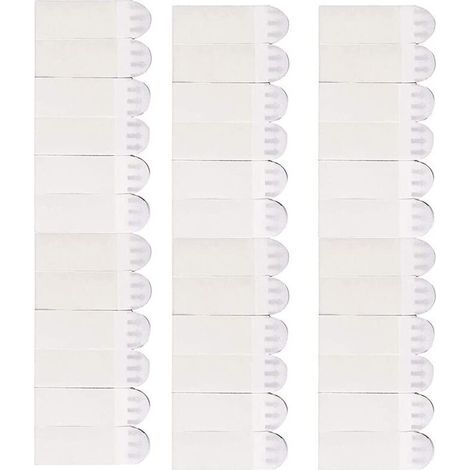 Bandes adhésives pour cadres photo, 24 paires (48 bandes), fixations pour cadres, bandes adhésives pour photos, affiches et cadres (1/5)