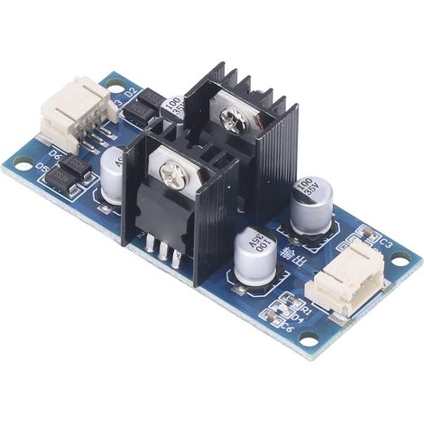 Module stabilisateur de tension PCB double alimentation + - bruit faible courant repos 8mA 15V DC entrée 18-35V AC 15-24V (1/5)