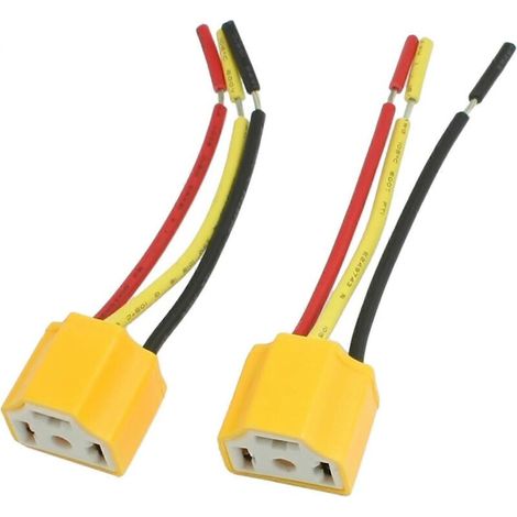 Connecteur de douille d'ampoule de phare de voiture H4 (lot de 2) [DB] - AquaForge (1/5)