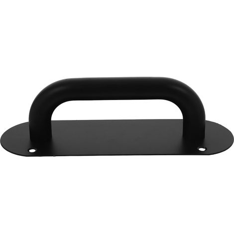 Petite poignée de porte coulissante en acier inoxydable noir (1/5)