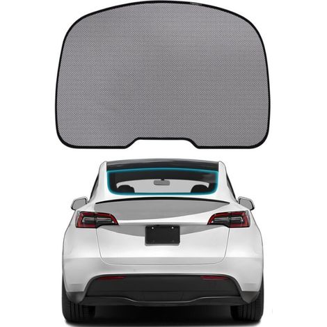 JSSEVN-Parasol trasero para Tesla Model Y, protección solar, anti-UV, apto para niños, plegable.