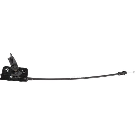 Haubenentriegelungskabel mit Griff 68257542AA Flexibles und robustes Zugkabel aus schwarzem Metall (1/5)