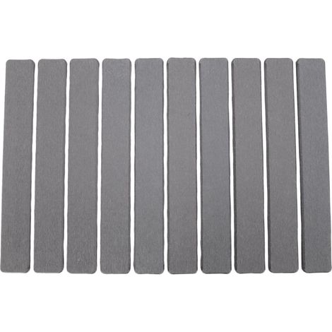 Tapis égouttoir à vaisselle en pierre pour plan de travail, en terre de diatomées, pliable, absorbant et multifonctionnel, gris. (1/5)