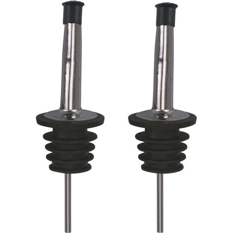 SET 2 TAPPI SALVAGOCCIA ACCIAIO E PLASTICA (1/2)