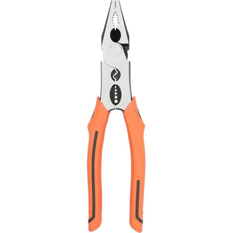 Pince à dénuder multifonctionnelle de 23 cm (9 pouces) avec coupe diagonale et étau pour fils en acier allié (1/5)