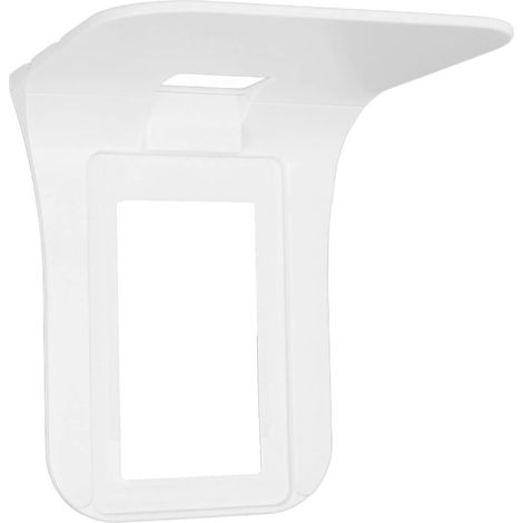 Wall-Mounted Exit Shelf with Cable Management for Charging Devices, ABS Mobile Phone Toothbrush Holder Organizer, 2-Pack (1/5)