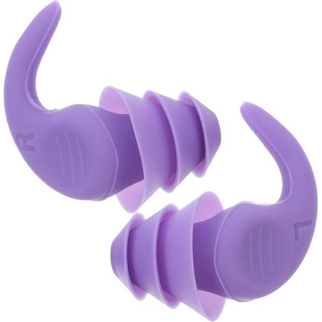 Bouchons Oreilles Antibruit Silicone pour Voyages et Concerts Réduisent le Bruit Protection Auditive Réutilisables Confortables (1/5)
