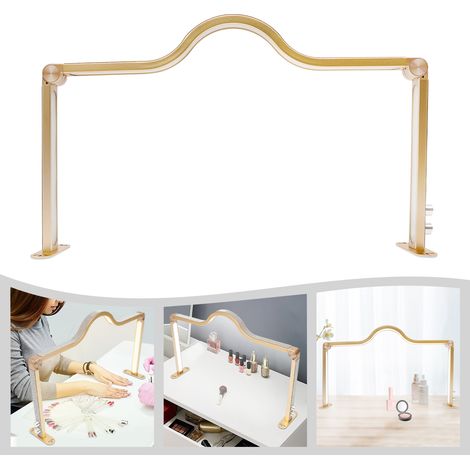 Lampe LED dorée de 48W pour les cils, lampe pliable à 3 couleurs pour les ongles, lampe de table de 3360LM pour les ongles, Luminaire (1/5)