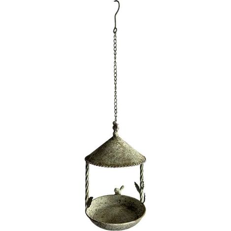 Mangeoire oiseaux à suspendre 20x20x32cm (1/4)