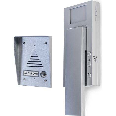 Interphone audio platine de rue GO ON – Montage encastré ou en saillie – Gâche électrique 12V – Câblage jusqu'à 100m (1/4)
