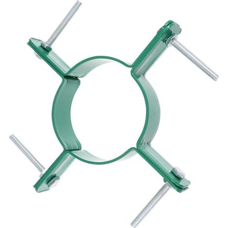 Ensemble de support pour arbres fruitiers, support pour branches, support à monter soi-même, fer plat vert, convient aux arbres de 25 à 35 cm de diamètre (1/5)