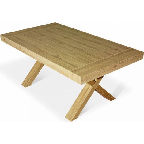 Tavolo rovere consumato rettangolare allungabile 100x 180-280 cm elegante per soggiorno e sala da pranzo