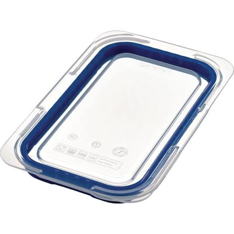 Couvercle Bleu ABS sans BPA GN 1/4 - Araven