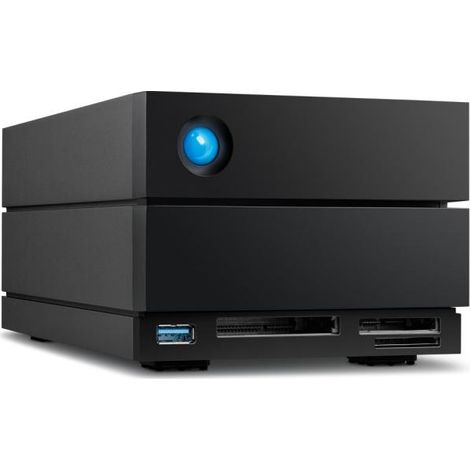 LaCie  2big Dock 32 TB Array di hard disk Thunderbolt 4, DisplayPort, USB 3.2 Gen 2 (USB 3.1) Nero STLG32000400 (1/2)
