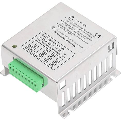 Chargeur de batterie pour groupe électrogène diesel 5A, pièce n° 12, 24 V CC, commutation automatique de tension 220-240 V CA (1/5)