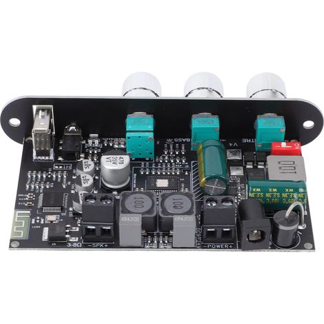 Carte amplificateur Bluetooth 100W mono module avec appairage stéréo sans fil et circuit boost (1/5)