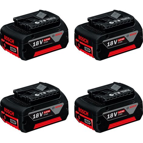 Pack mit 4 baterías BOSCH GBA (18V - 5,0 Ah) (1/2)