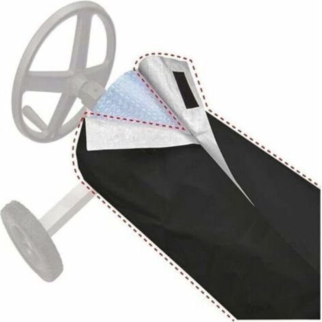 Bâche de protection pour enrouleur solaire de piscine, Bâche de protection pour bâche solaire de piscine, Bâche de protection pour piscines, Enrouleur solaire, (490X96)