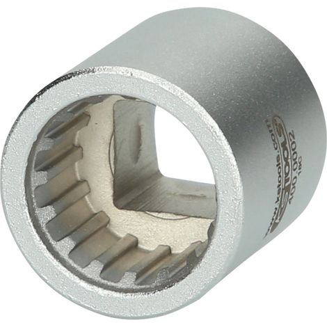 1/2" Spezial Stecknuss mit Sonderprofil, matt, 30 mm (1/5)