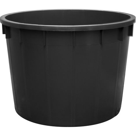 Mastello industriale tondo in plastica 1000 litri - Nero - Mobil Plastic