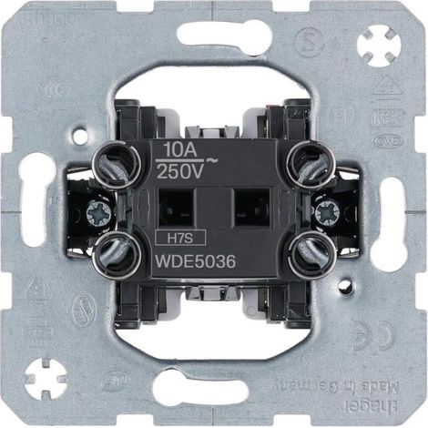 Interrupteur Hager wde5036 10 A dimensions 8x24x18 cm