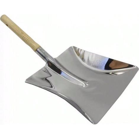 Pelle à poussière en à Manche en Bois (Grande pelle carrée)