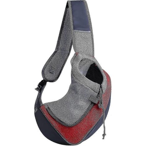 Sac de transport mains libres pour petits animaux de compagnie, sac de transport pour chats et chiens avec poche avant et tissu respirant (1/5)