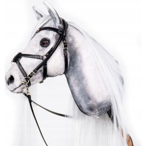 Cavallo giocattolo COME uno vero - bianco A4 CAVALLO SU UN BASTONCINO (1/5)