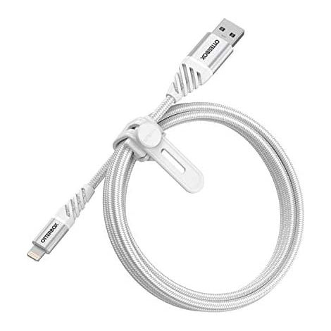 OtterBox Premium Cable USB A-Lightning 1M, Cloud Sky White (1/5)