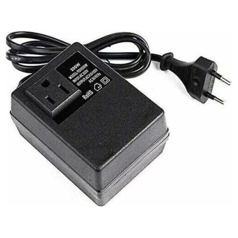 Transformateur 220V à 110V, 200W, avec prise européenne, pour une tension réduite. (1/5)