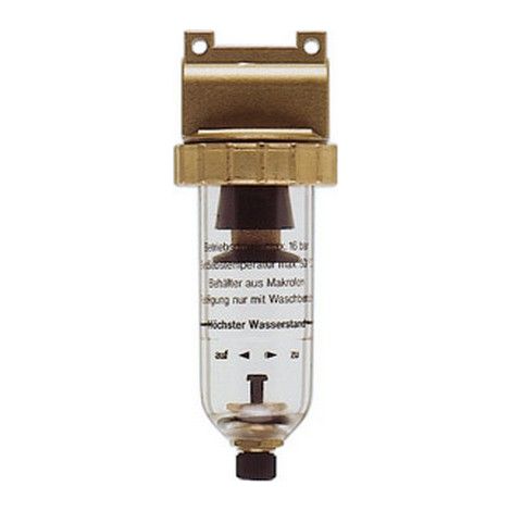 Filtro Con Scarico Manuale, Filettato: G Portata 3/4 Di Pollice A 6 Bar 360 Mc / H, Larghezza. : Dn 20, Altezza: 213 Millimetri
