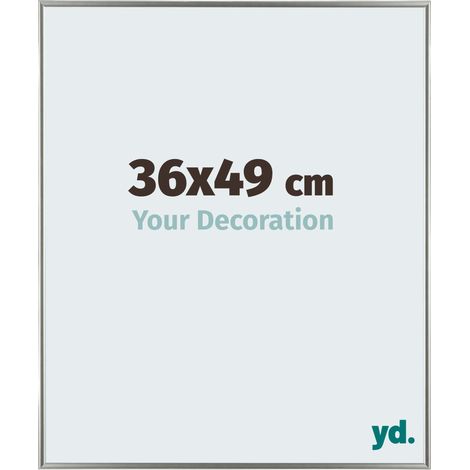 yd. - Cadre photo 36x49 - Champagne - Plastique - Evry