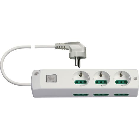 VIMAR - 00437.CK.B Presa mult.3P30+6P17/11+int.+S3190° b.co