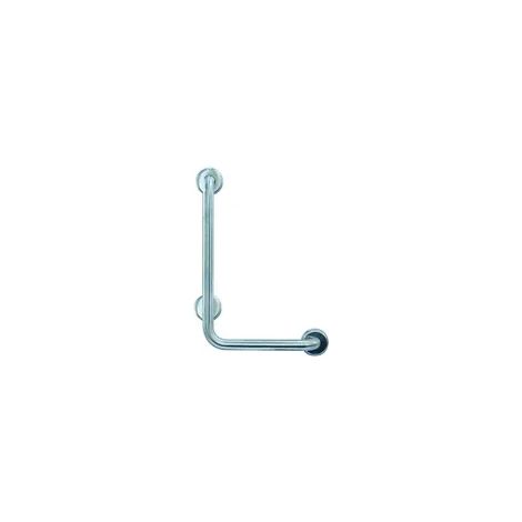 Barra diagonale con maniglia 90  ° sostegno per disabili inox lucido nofer 15158.B