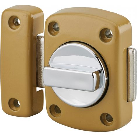 Catenaccio automatico per porta mobile, 40mm, bronzo - Serrurerie de Picardie