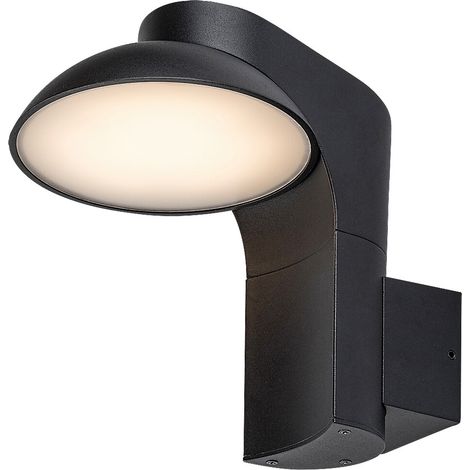 Applique esterna nera orientabile LED 12W 3000K IP54 (1/5)