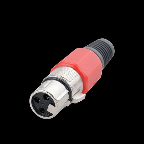 3-poliger XLR-Buchsenstecker für Mikrofon, Audiotuner, Aufnahmegeräte, symmetrische Mikrofonköpfe, XLR-Lötkabel (1/5)