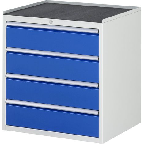 Rau Schubladenschrank m. Anti-Rutsch-Matte 4 Schubl.-XL 4x180mm (1/5)
