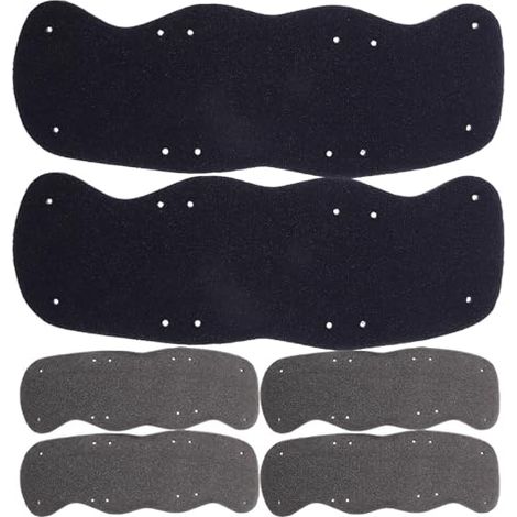 Pièces Bandeau Anti-Transpiration pour Casque Coussinet de Casque Industriel en Mesh Noir Fin Lavable Rafraîchissant 23cm (1/5)