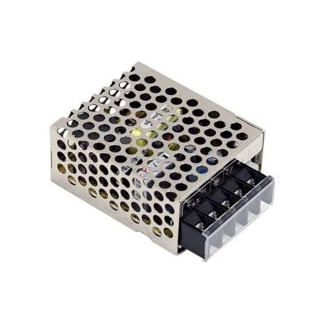 Meanwell Alimentatore Switching RS-15-24, 15W, ingresso 120 370 V dc, 85 264 V ac, uscita 24V cc