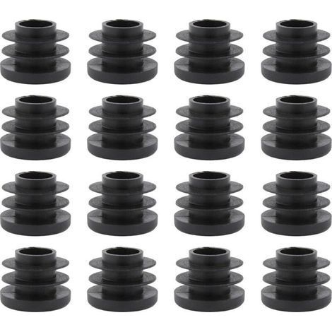 Set of 16 Round Slat Caps - Plastic Protective Caps - End Caps (Diameter 28 mm, Round) (1/3)
