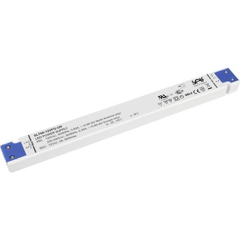 Self Electronics SLT60-24VFG-UN Driver per LED Tensione costante 60 W 0 - 2.5 A 24.0 V/DC adatto per mobili, non dimmer (1/2)